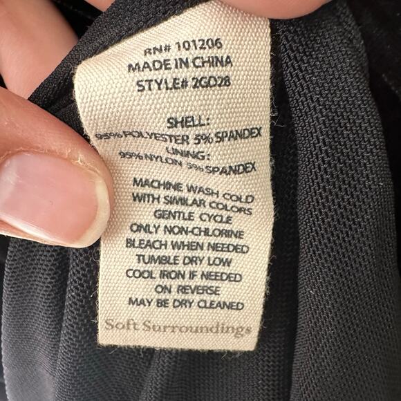 Soft Surroundings Velvet Hyannis Dress - Picture 5 of 6